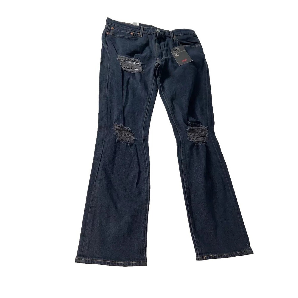 Levi's men's Jeans Premium‎ 511 Slim 36x32 Disstressed